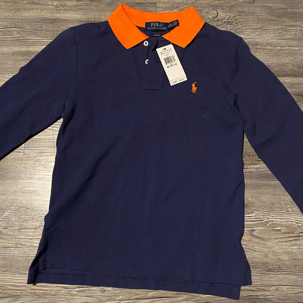 Polo Ralph Lauren long sleeve shirt size 10-12 boys